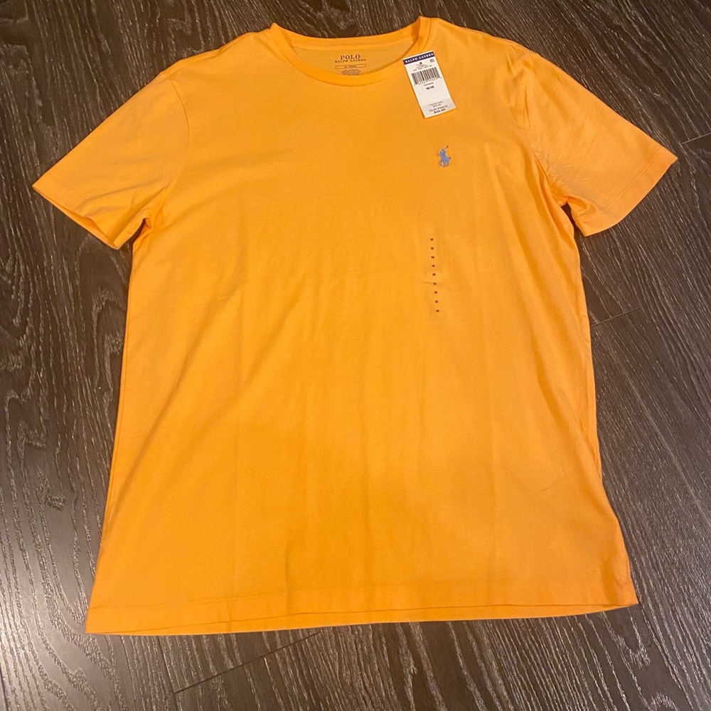 Polo Ralph Lauren Mens T shirt, orange. NWT